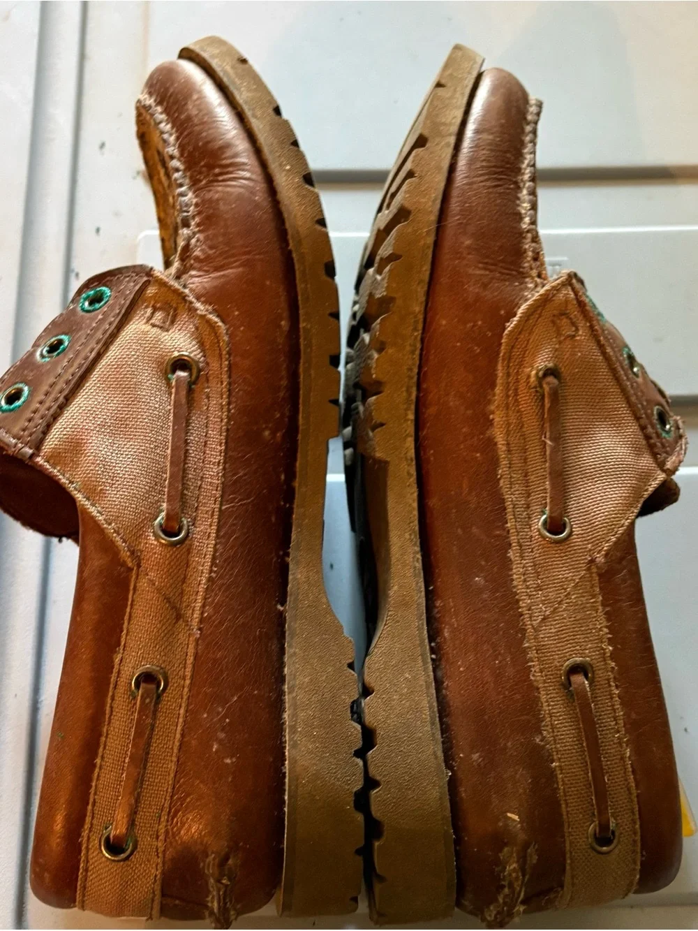 Land Rover Boat Shoes w/Exoctic Rattlesnake Skin Uppers, Extra Laces